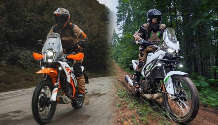 Kawasaki KLE 500 SE Vs. KTM 390 Adventure R
