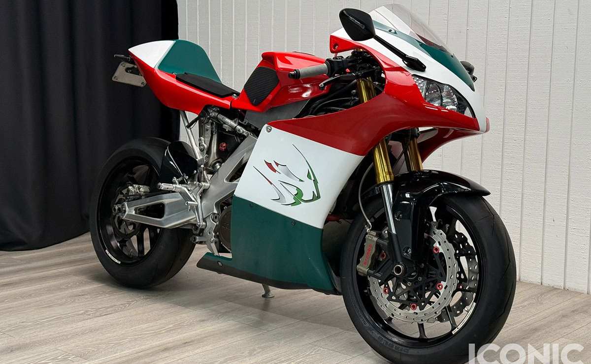 Esta moto deportiva modificada de 70 HP sale a la venta en subasta
