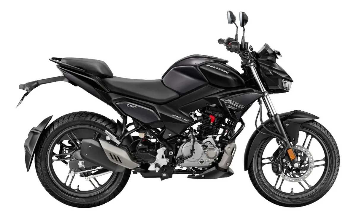 Hero Hunk 125R: Motor y equipamiento de la nueva moto naked