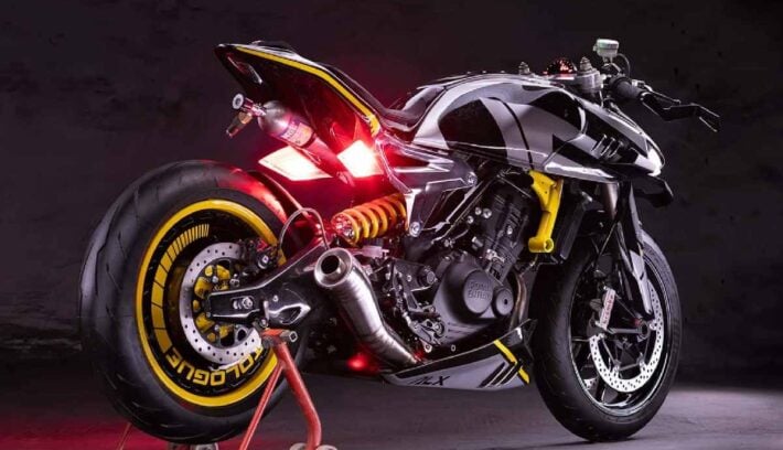 Esta Royal Enfield modificada parece sacada de un videojuego