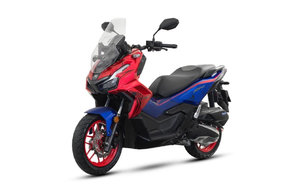 honda adv 160 spiderman 1 Honda ADV160 Spiderman