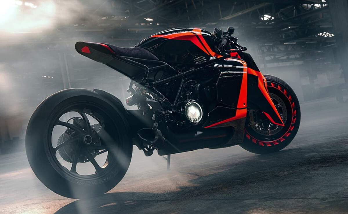 moto da22 Una moto que transforma su carrocería en luz