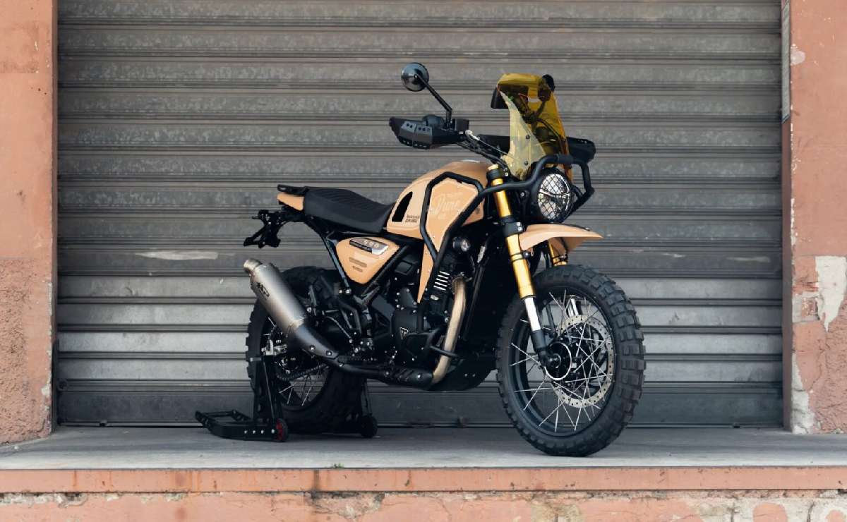 triumph scrambler 400xc dune 2 Triumph Dune 400: la Scrambler 400 XC se convierte en una trail clásica de rally africano