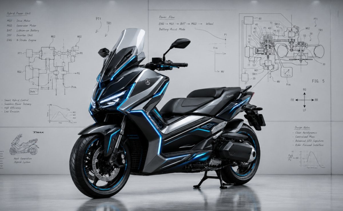 Patentes Yamaha TMax