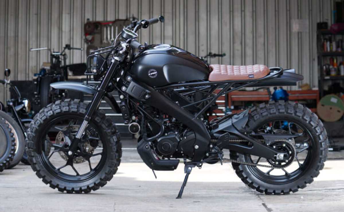 yamaha xsr 155 k speed 2 Una Yamaha XSR155 convertida en scrambler
