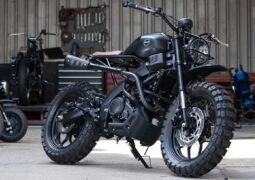 Una Yamaha XSR155 convertida en scrambler