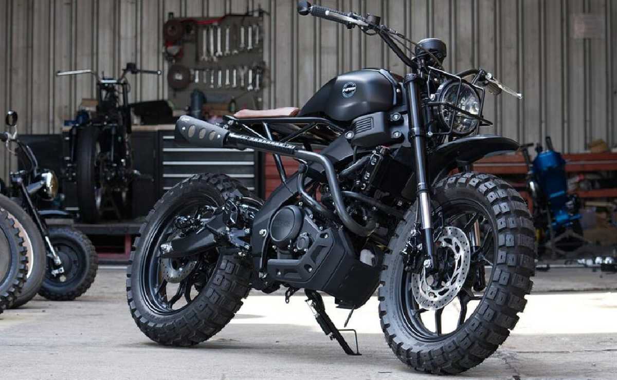 yamaha xsr 155 k speed Una Yamaha XSR155 convertida en scrambler