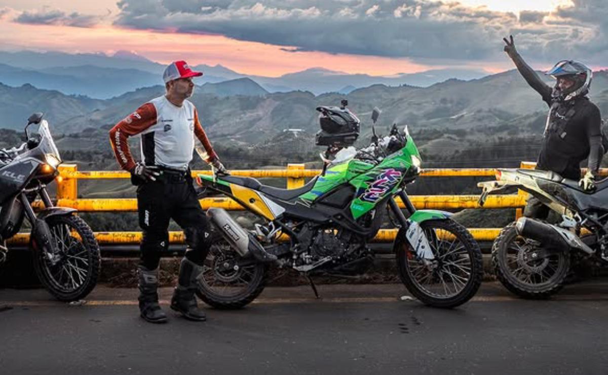 Kawasaki KLE 500 retro Colombia