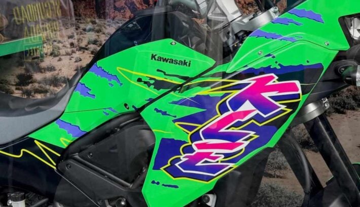Kawasaki KLE 500 retro Colombia