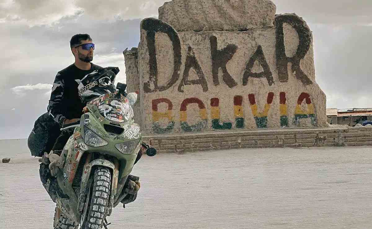 Una Kawasaki Ninja ZX-6R recorrió 90 países, se hundió en el Caribe y volvió a andar