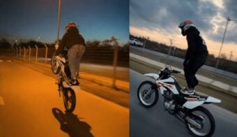 maniobras peligrosas en moto 1 Video: Subía maniobras peligrosas en moto a redes y le suspendieron la licencia por 75 años