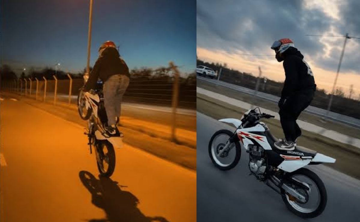 maniobras peligrosas en moto 1 Video: Subía maniobras peligrosas en moto a redes y le suspendieron la licencia por 75 años