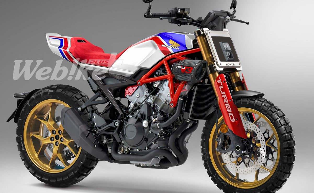 Honda imagina una nueva era: así podrían ser las futuras motos con motor V3 E-Compressor

