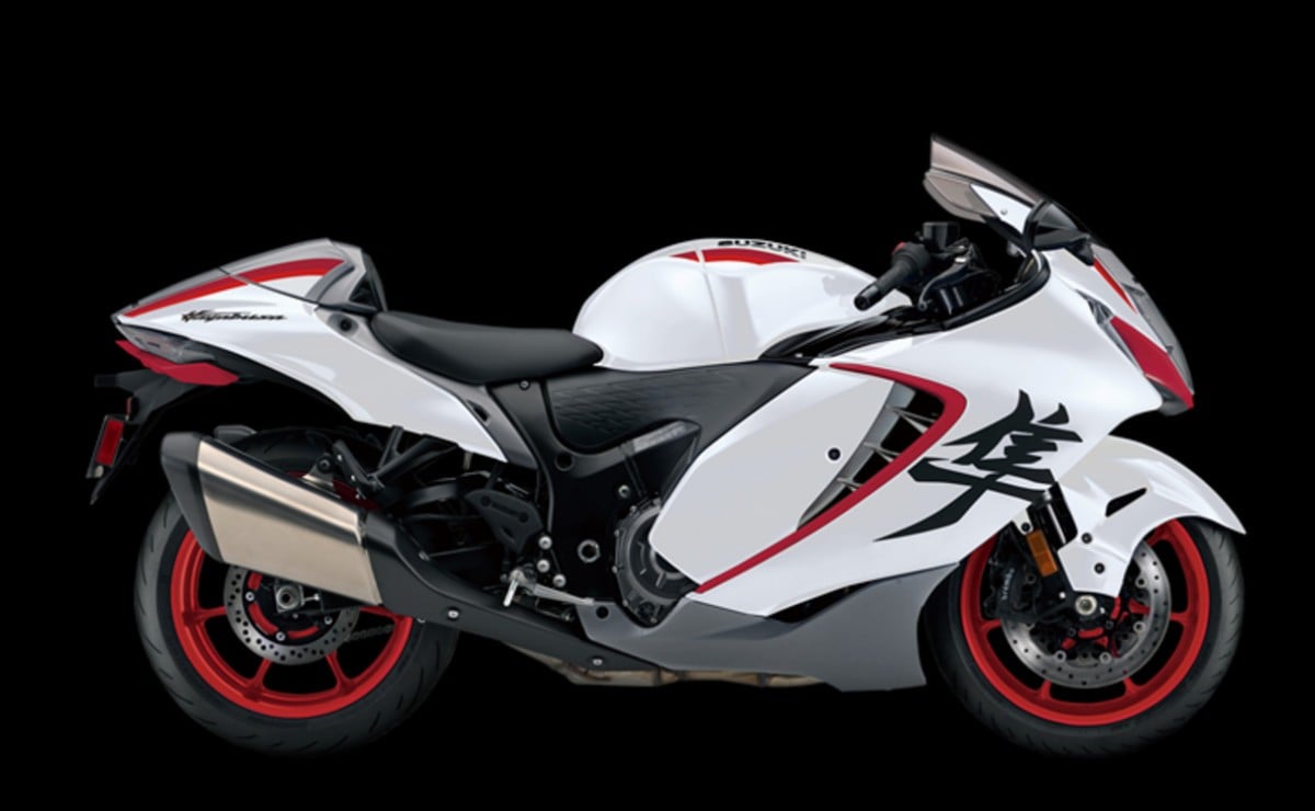 [En el exterior] ¡Llegan nuevos en blanco/rojo! El nuevo modelo 2027 de Suzuki Hayabusa su