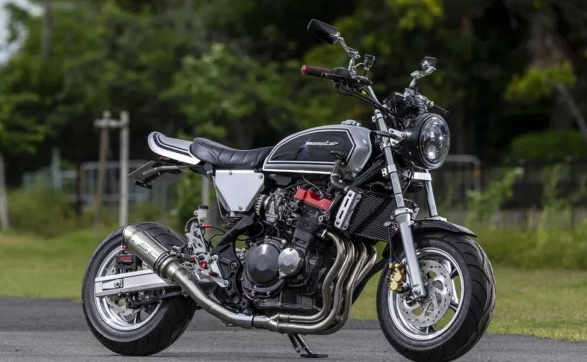 honda ape 501 Honda Ape 50 con motor Suzuki Bandit 250