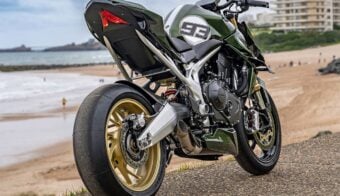 ¿La mejor Honda Hornet? Diseño único, mucha fibra de carbono y un guiño a Marc Márquez