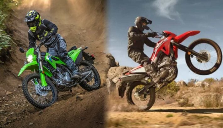 Honda XR 300 Tornado o Kawasaki KLX 300: ¿cuál es mas barata?