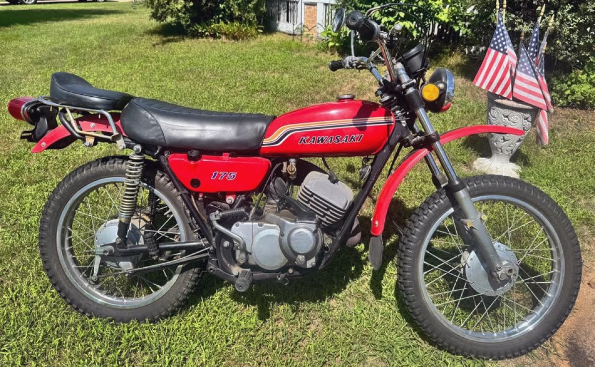 kawasaki k7a 1751 Kawasaki F7 175 Enduro 1972