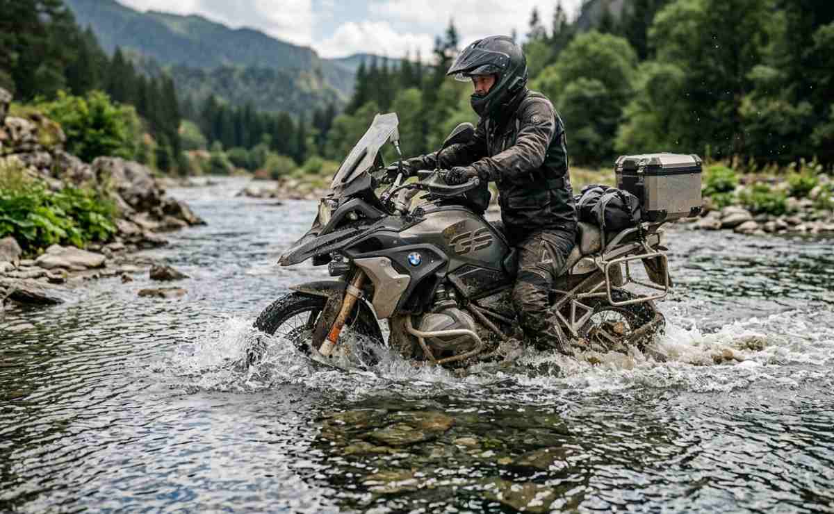 Moto Motor bajo el agua