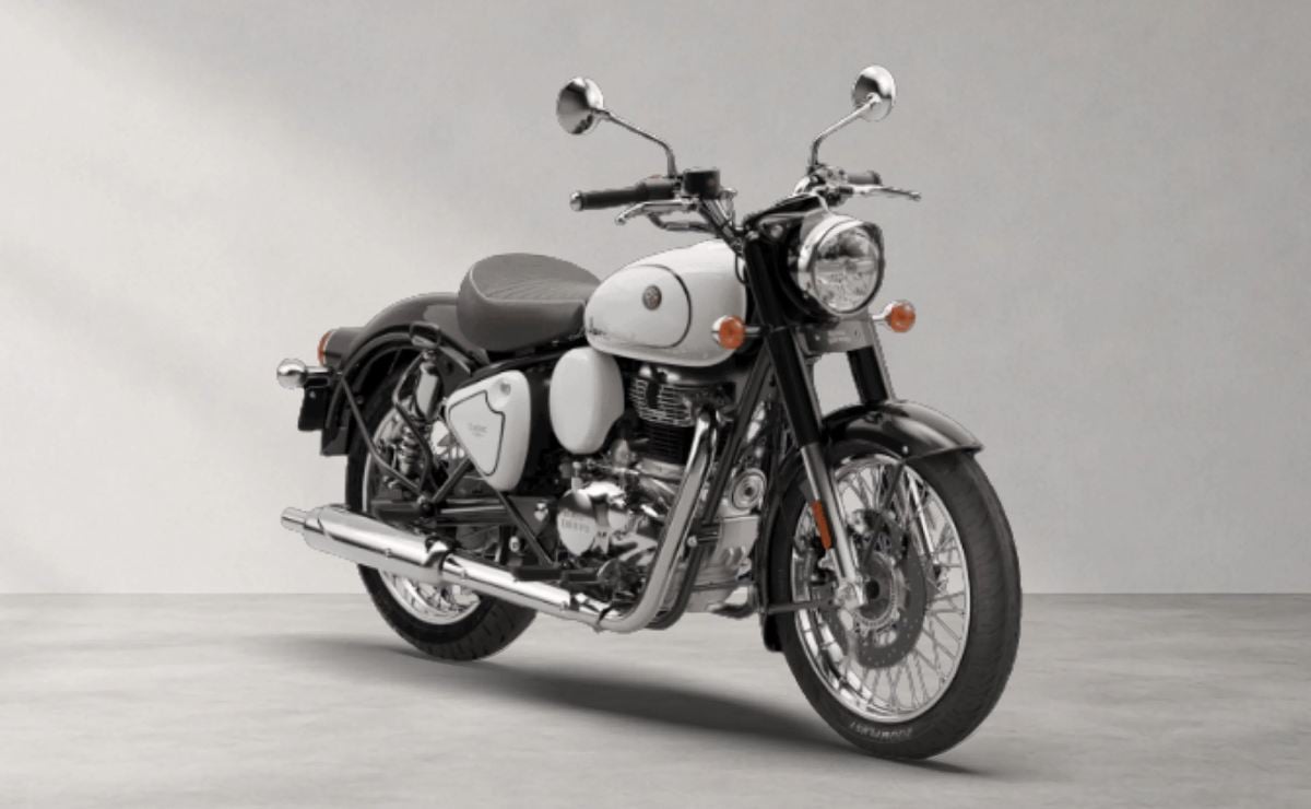 royal enfield classic 350 white royal Enfield Classic 350 Signature White