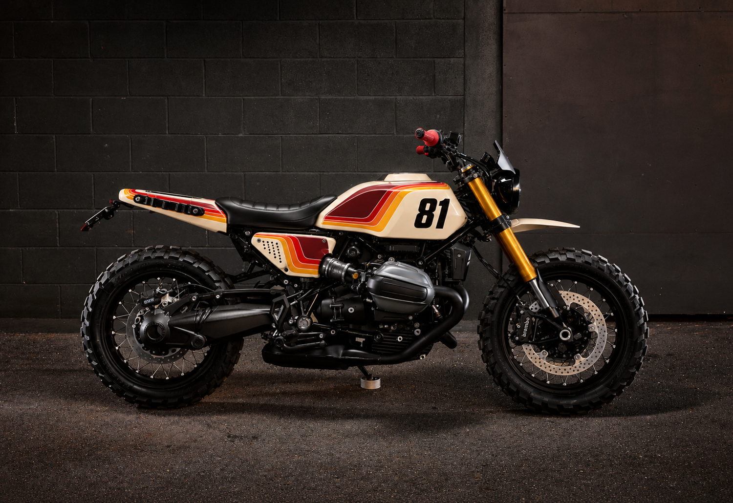 bmw r12 ninet estilo singer 109 cv solo