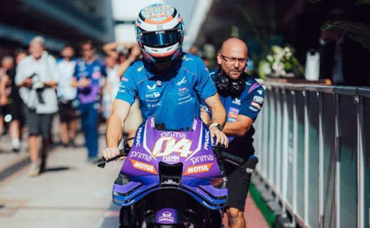 colapinto motogp Franco Colapinto llegó al GP de Estados Unidos en una Yamaha de MotoGP