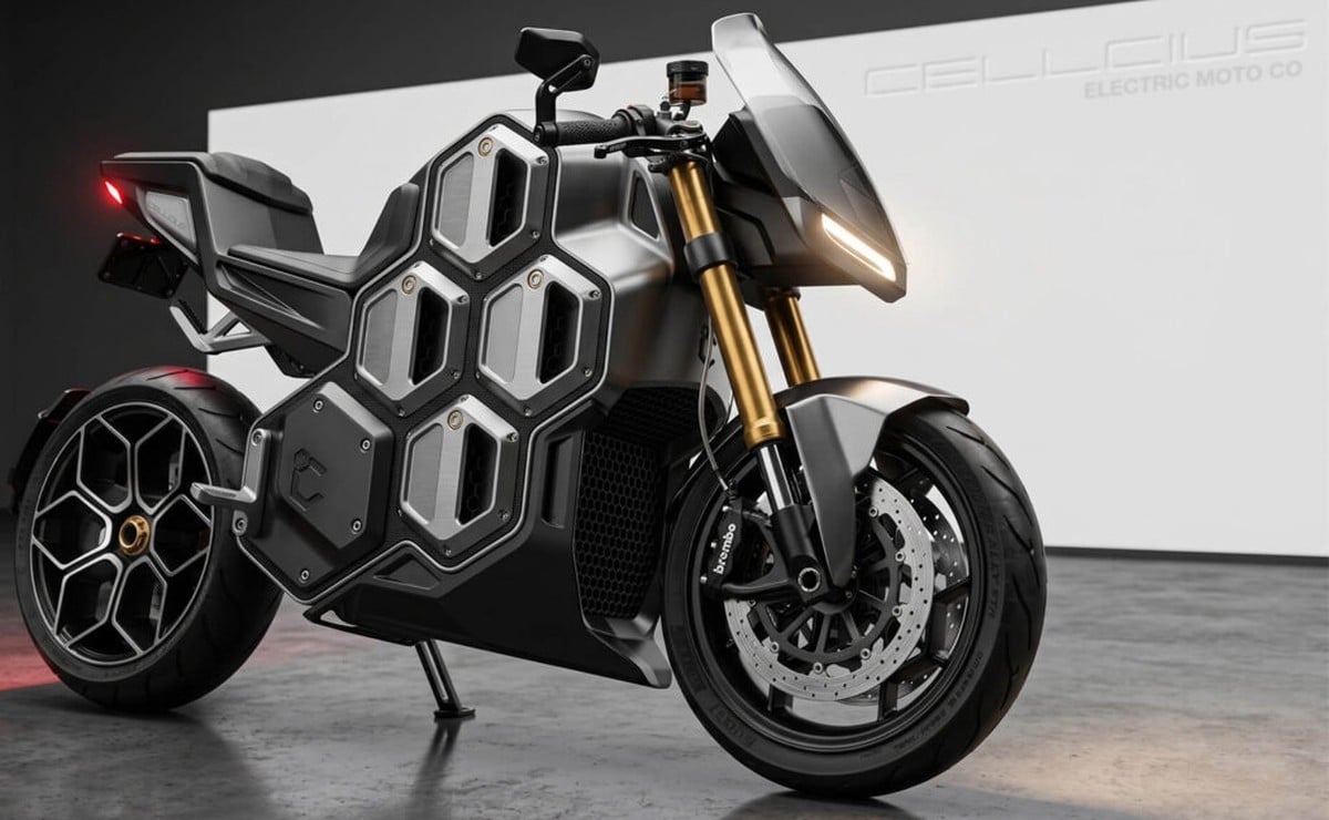 De 160 a 220 kg: la superbike eléctrica que cambia de peso según cuántas de sus 8 baterías