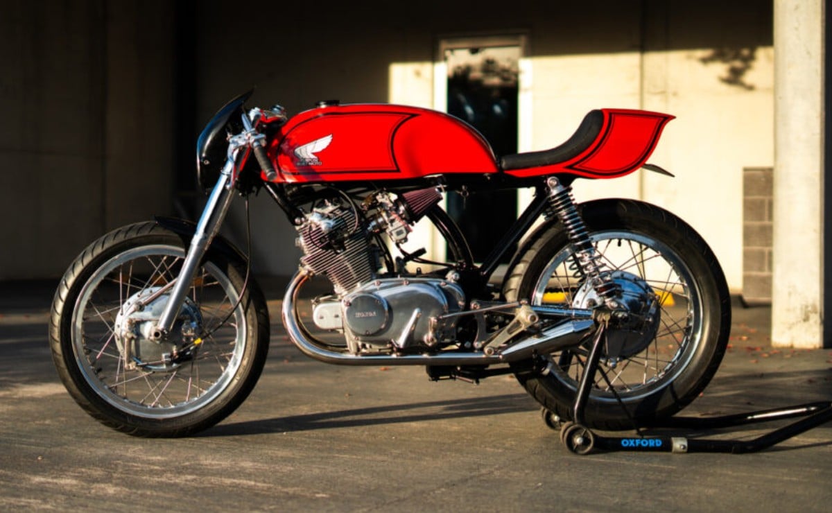 honda cb77 corri en pista durmi 20 a os