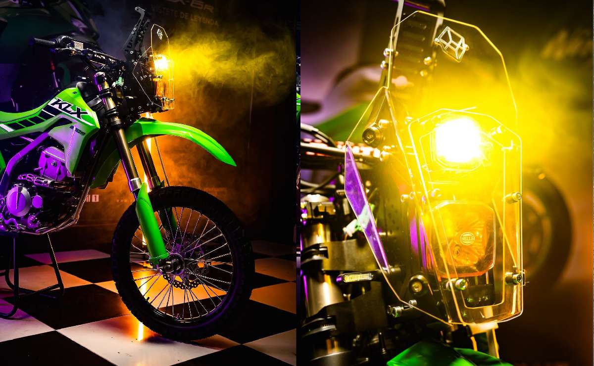 La Kawasaki KLX 300 se transforma en una moto de Rally