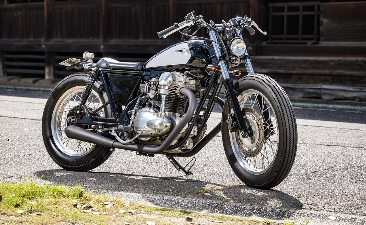 Kawasaki W650 de Heiwa: 676 cc y chapa hecha a mano para andar todos los días, no para gan